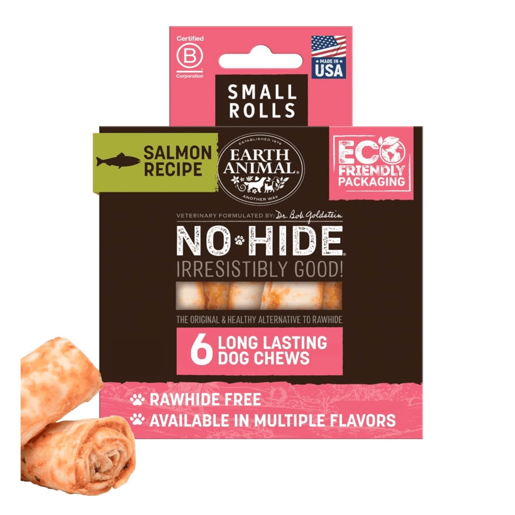 Earth Animal No Hide Chews – Salmon Rolls